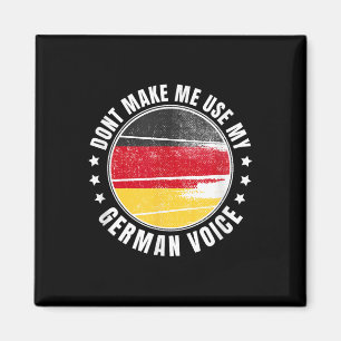 Deutsche Flagge _ _ Ich darf meine deutsche Stimme Magnet