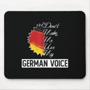 Deutsche Flagge _ _ Ich darf meine deutsche Stimme Mousepad