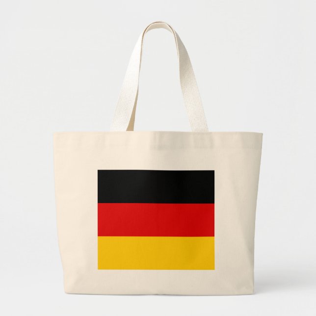 Deutsche Flagge Jumbo Stoffbeutel (Vorne)