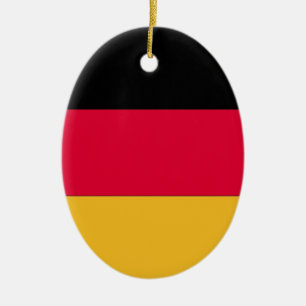 Deutsche Flagge Keramik Ornament