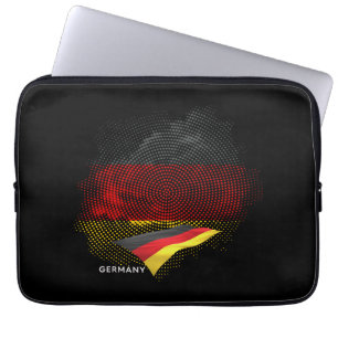 Deutsche Flagge Laptopschutzhülle
