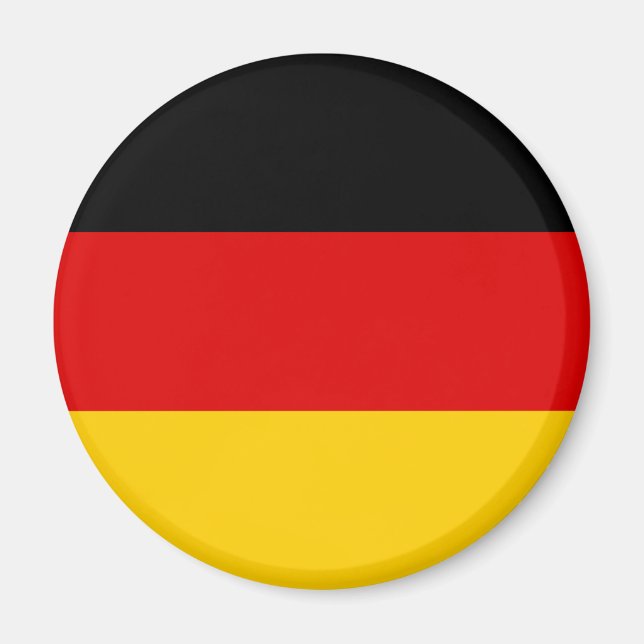 Deutsche Flagge Magnet (Vorne)