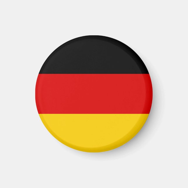 Deutsche Flagge Magnet (Vorne)