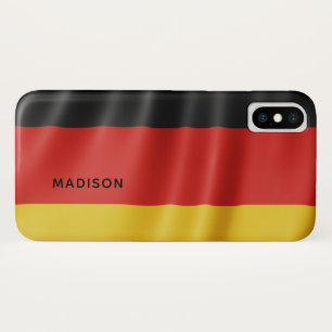 Deutsche Flagge Maßgeschneiderte Monophone-Fälle Case-Mate iPhone Hülle