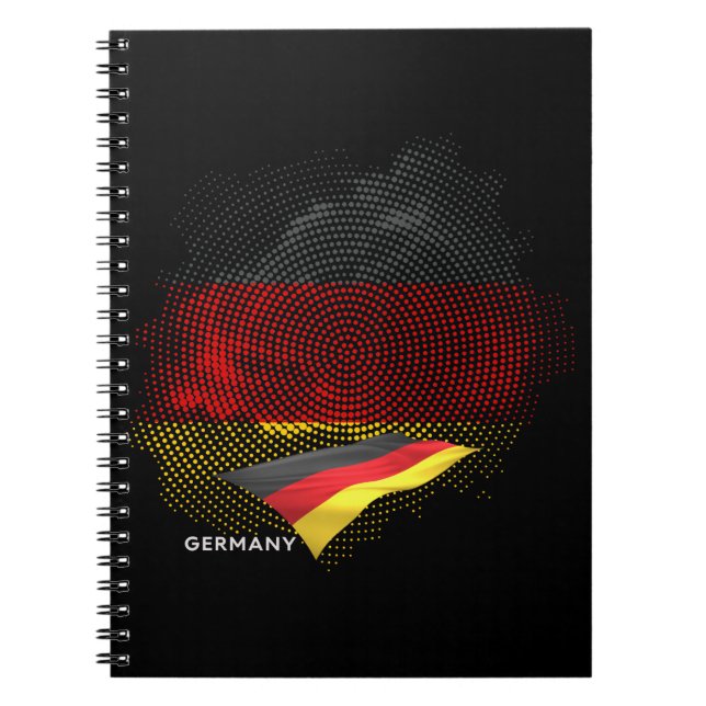 Deutsche Flagge Notizblock (Vorderseite)