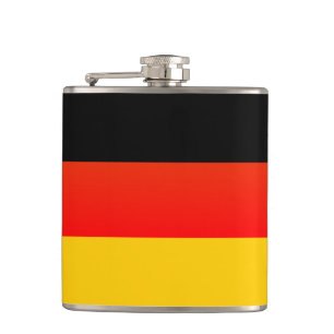 Deutsche Flagge oder deutsche Flagge Flachmann