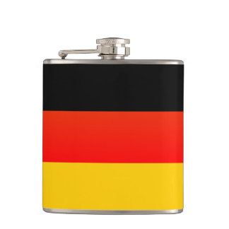 Deutsche Flagge oder deutsche Flagge Flachmann
