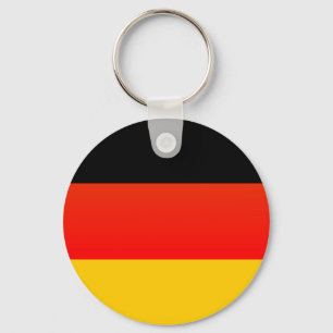 Deutsche Flagge oder deutsche Flagge Schlüsselanhänger