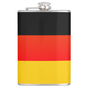 Deutsche Flagge oder deutsche Flagge Thermotasse Flachmann
