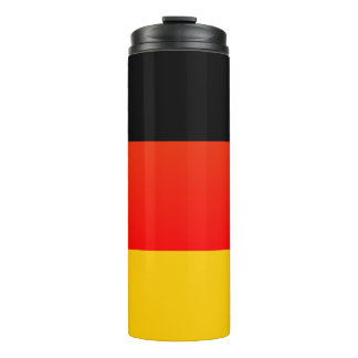 Deutsche Flagge oder deutsche Flagge Thermotasse Thermosbecher
