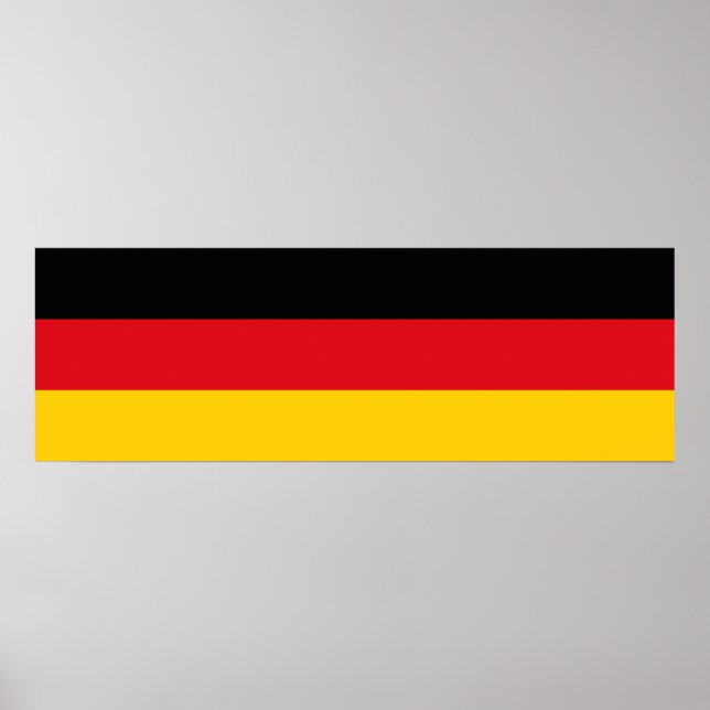 Deutsche Flagge Poster (Vorne)