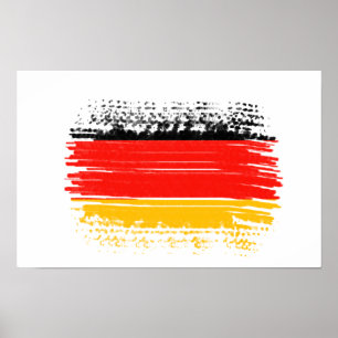 Deutsche Flagge Poster