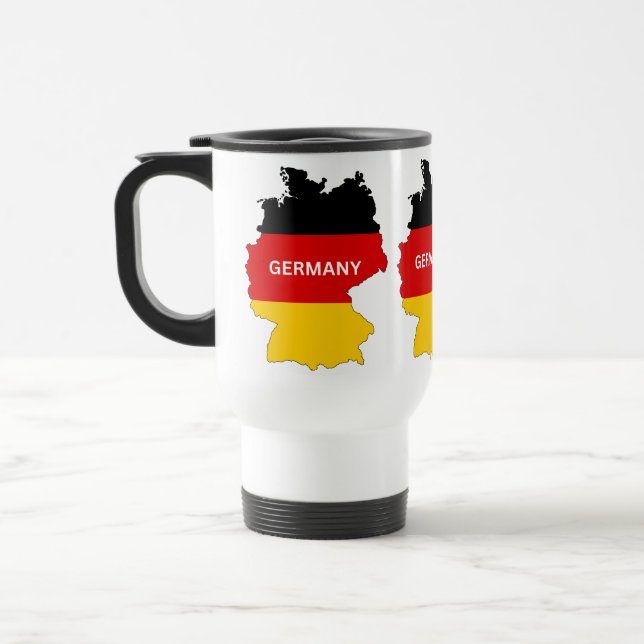 deutsche Flagge Reisebecher (Links)