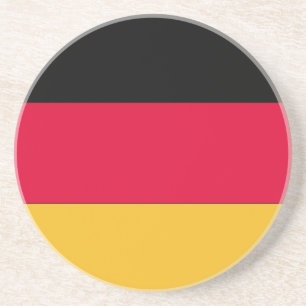 Deutsche Flagge Sandstein Untersetzer