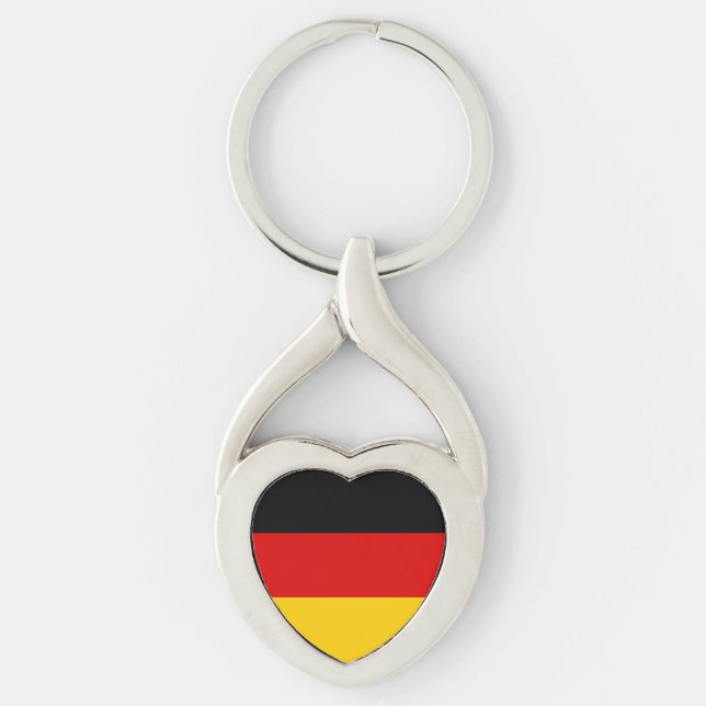 Deutsche Flagge Schlüsselanhänger (Vorderseite)