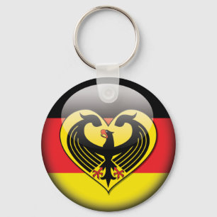 Deutsche Flagge Schlüsselanhänger