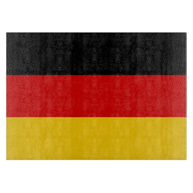 Deutsche Flagge Schneidebrett (Vorderseite)