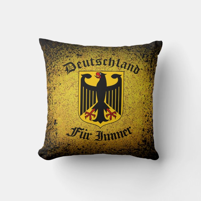 Deutsche Flagge, Schwarzadler, Deutschland für imm Kissen (Vorderseite)