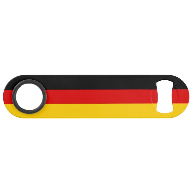 Deutsche Flagge Speed Flaschenöffner (Vorderseite (Horizontal))