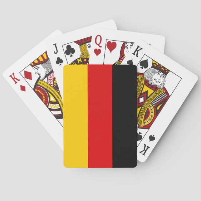 Deutsche Flagge Spielkarten (Rückseite)
