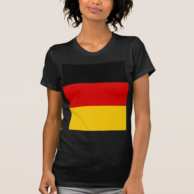 Deutsche Flagge T-Shirt (Vorderseite)