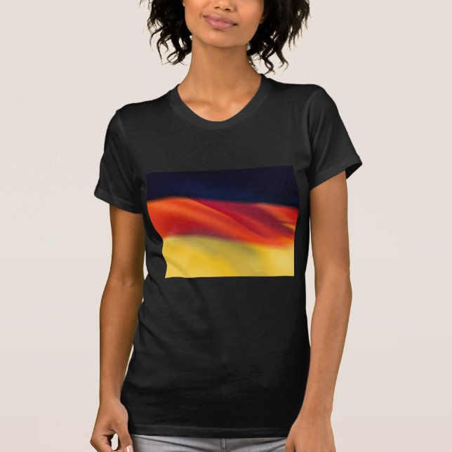 Deutsche Flagge T-Shirt (Vorderseite)