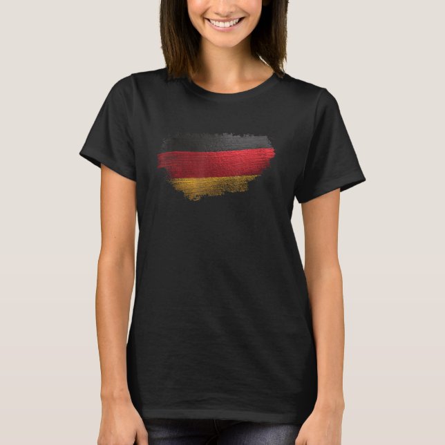 Deutsche Flagge T-Shirt (Vorderseite)