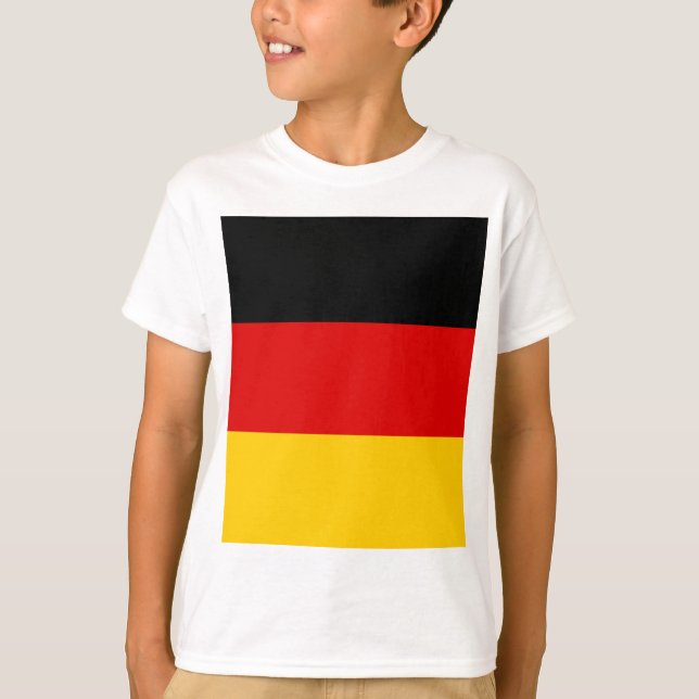 Deutsche Flagge T-Shirt (Vorderseite)