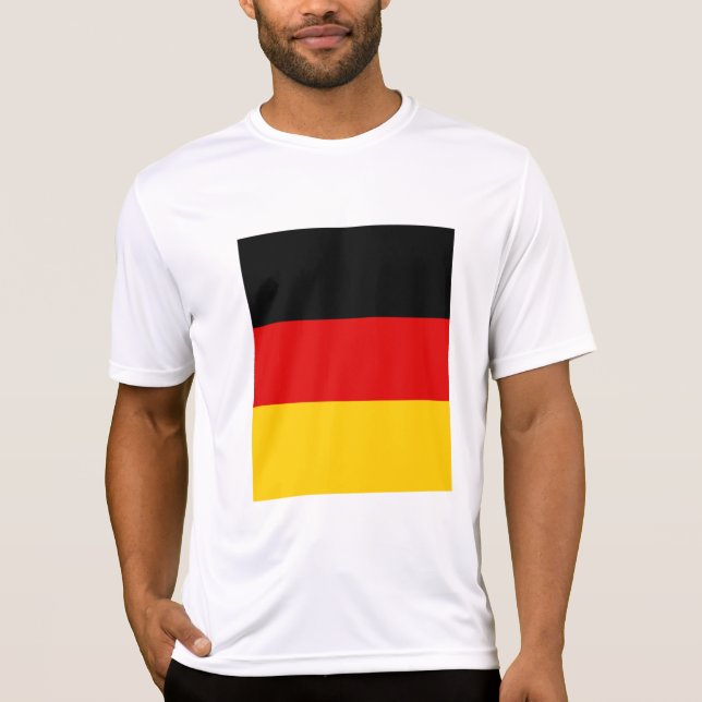 Deutsche Flagge T-Shirt (Vorderseite)