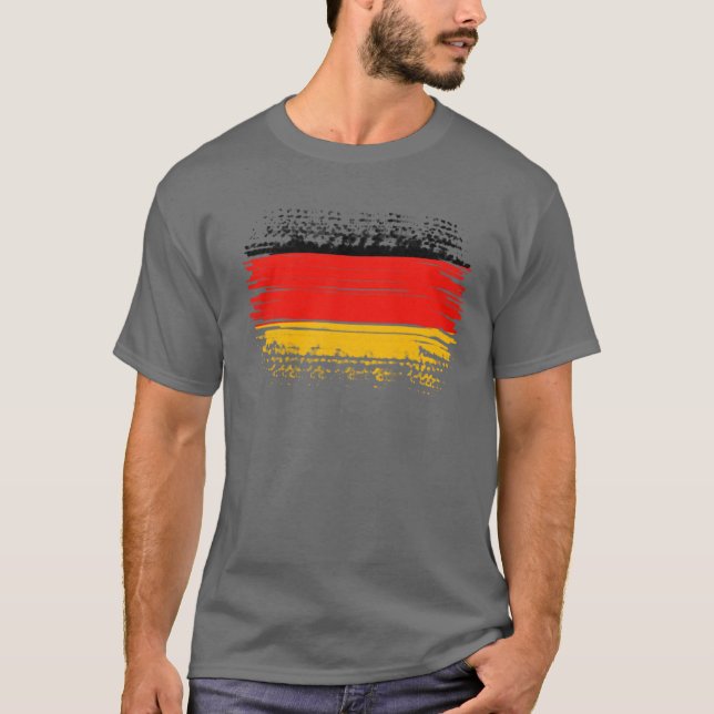Deutsche Flagge T-Shirt (Vorderseite)