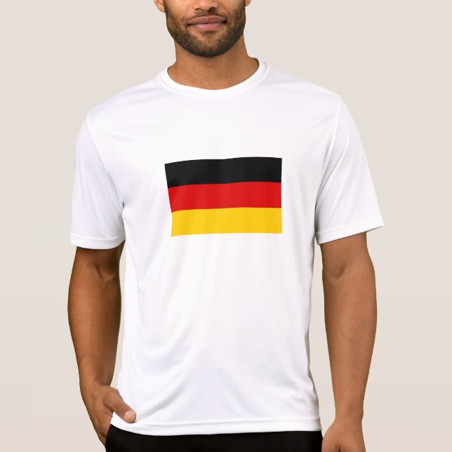 Deutsche Flagge T-Shirt (Vorderseite)