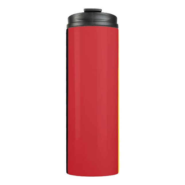 Deutsche Flagge Thermosbecher (Vorderseite)
