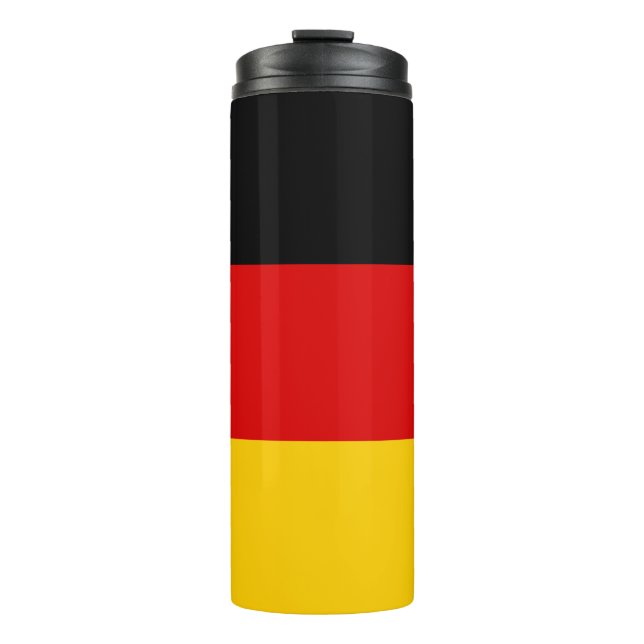 Deutsche Flagge Thermosbecher (Vorderseite)
