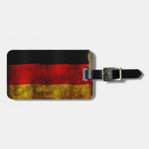 Deutsche Flagge - Vintage... Gepäckanhänger