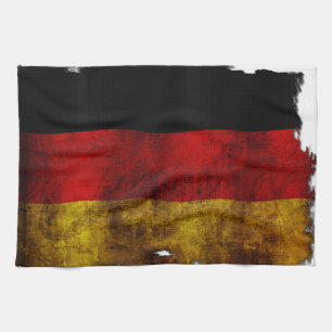 Deutsche Flagge - Vintage Geschirrtuch