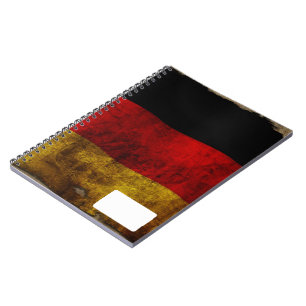 Deutsche Flagge - Vintage... Notizblock