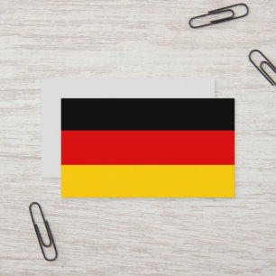 Deutsche Flagge Visitenkarte