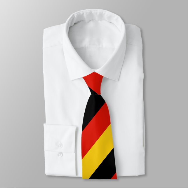 Deutsche Flagge von Deutschland-Gewohnheit Krawatte (Gebunden)