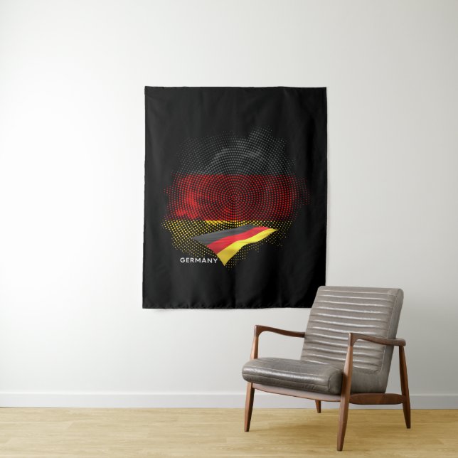 Deutsche Flagge Wandteppich (Beispiel)