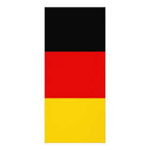 Deutsche Flagge Werbekarte