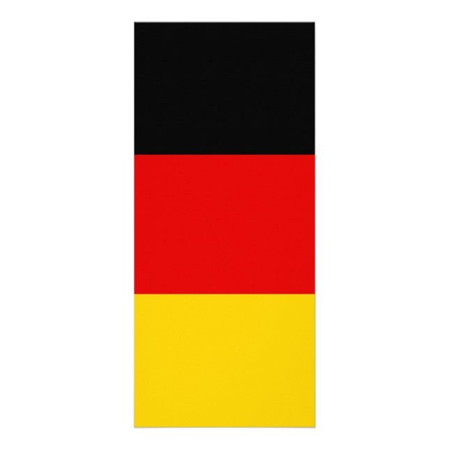 Deutsche Flagge Werbekarte (Vorne)