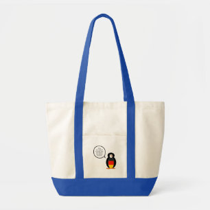Deutsche Flagge Wildlife Pinguin Personalisiertes  Tragetasche