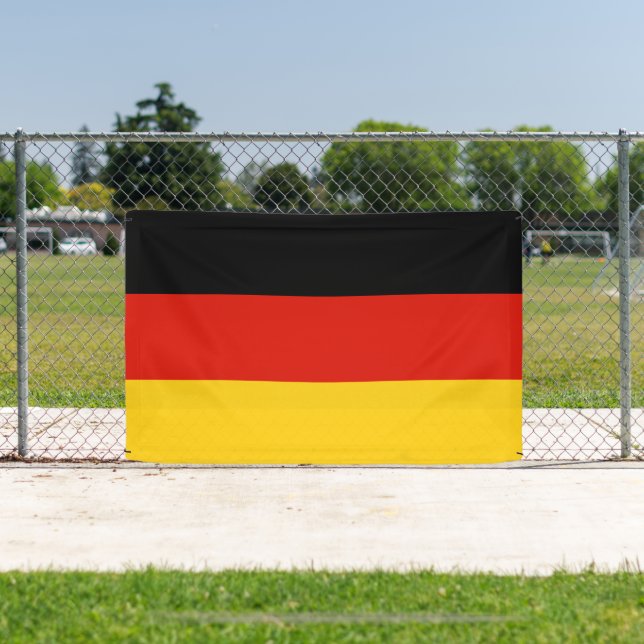 Deutsche Flagge Zollbannerzeichen Banner (InSitu)