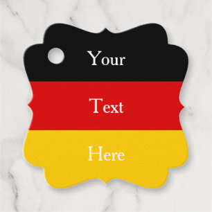 Deutsche Flaggenfarben Extravagant Personalisiert Geschenkanhänger