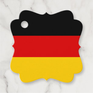 Deutsche Flaggenfarben Sprache & Patriotische Vera Geschenkanhänger