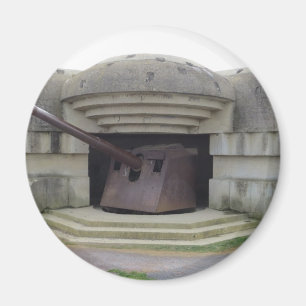 Deutsche Gewehr-Position, die Normandie-Strand Magnet