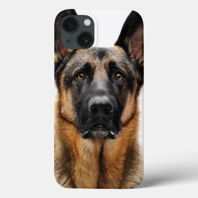 Deutsche Hirte sitzen Case-Mate iPhone Hülle (Rückseite)