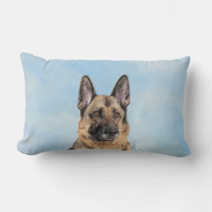 Deutsche Hirtenmalerei - Niedliche Original Hunde- Lendenkissen