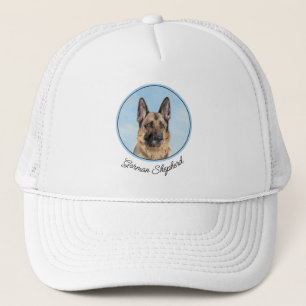 Deutsche Hirtenmalerei - Niedliche Original Hunde- Truckerkappe