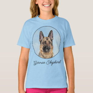 Deutsche Hirtenmalerei - Niedliche Original Hundek T-Shirt